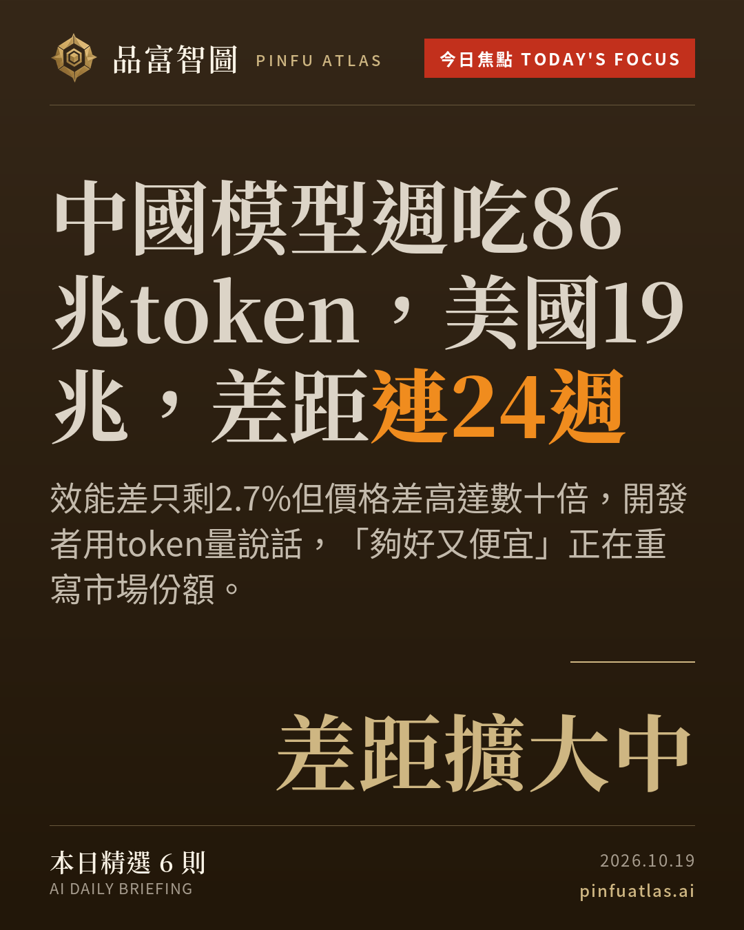 本周 AI 焦点：OpenRouter 榜单