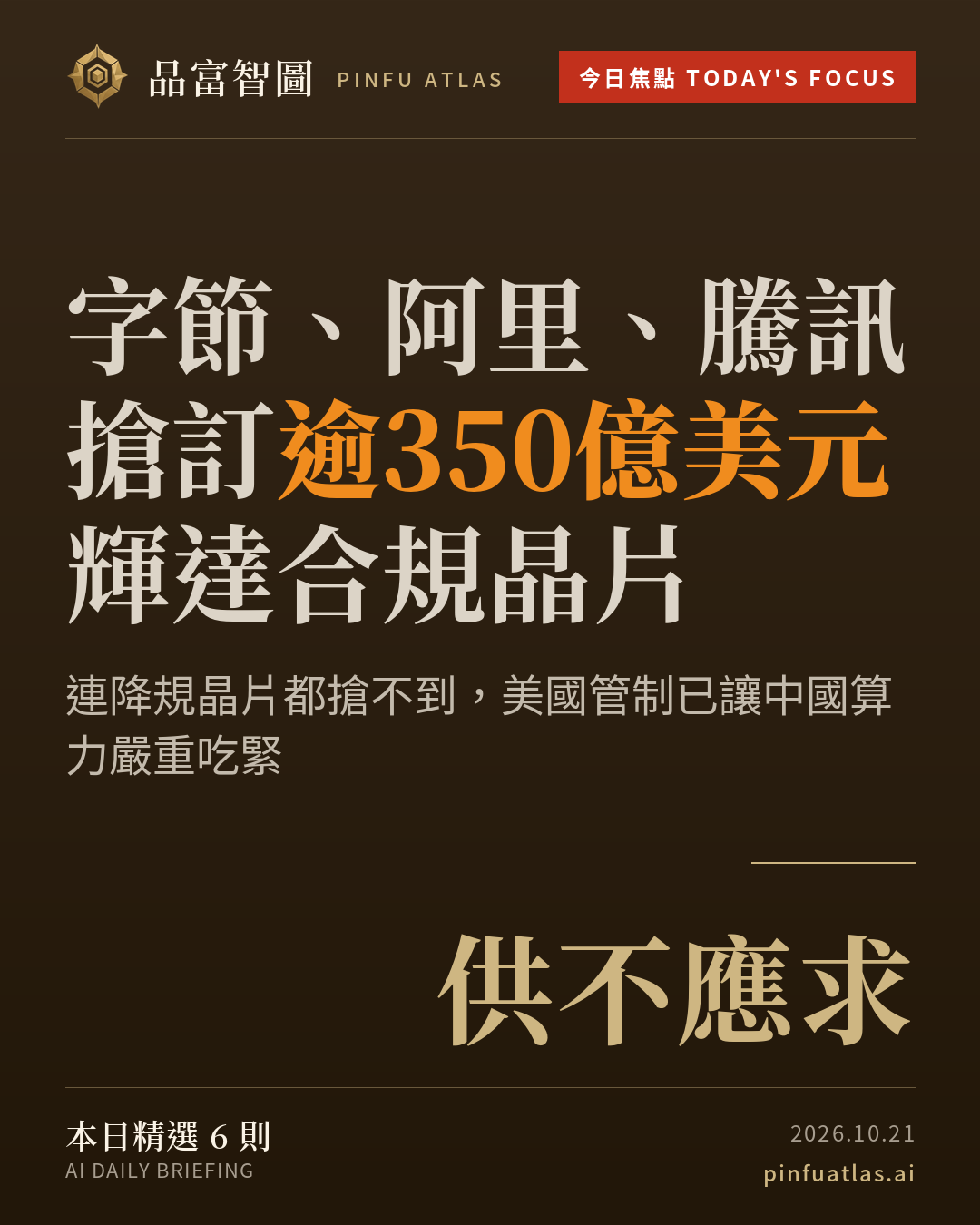 字節、阿里、騰訊搶訂逾350億美元輝達合規晶片